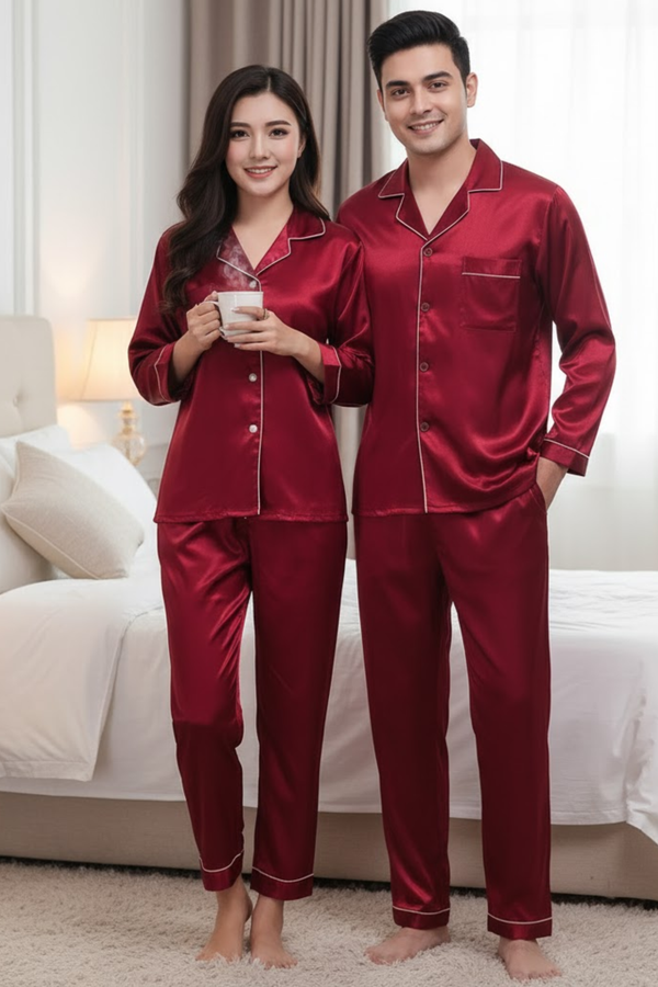 Classic Satin Nightwear Co-ord Set